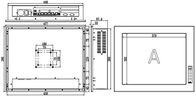IPPC-1901T1 Bảng điều khiển cảm ứng công nghiệp 19 &quot;PC / 1 PCI hoặc PCIE Mở rộng 2 khe Màn hình cảm ứng PC nhúng