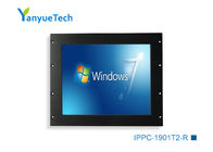 IPPC-1901T3-R 19 &quot;Trên kệ Bảng điều khiển màn hình cảm ứng công nghiệp Dán CPU J1900 14 COM