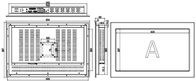 IPPC-2306TW 23.6 &quot;Màn hình cảm ứng công nghiệp Bo mạch chủ CPU I3 I5 I7 U Series