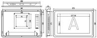 PLM-1001TW 10.1 &quot;Màn hình cảm ứng LCD công nghiệp Màn hình cảm ứng điện dung rộng