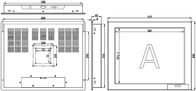 PLM-1701T 17 &quot;Màn hình cảm ứng công nghiệp / Màn hình cảm ứng LCD công nghiệp