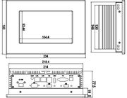 IPPC-0708TW Màn hình rộng 7 &quot;Màn hình cảm ứng không viền PC 6 thế hệ U Series CPU Mạng kép 2 chuỗi 4US