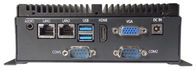 2 COM Hộp nhúng không quạt PC 4 USB MIS-EPIC08 4G DDR4 3855U J1900