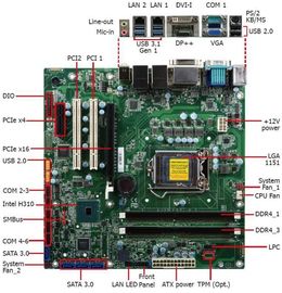 Chip MATX-H310AH26A Bo mạch chủ Micro ATX / Gigabyte H310m A Lga 1151 Matx Intel Bo mạch chủ