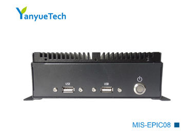 MIS-EPIC08 Hộp không quạt Máy tính bảng Stick 3855U hoặc J1900 Dòng CPU Double Network 2 Series 4 USB